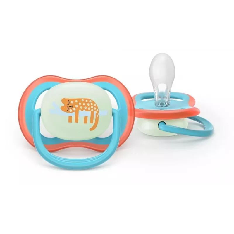 Philips Avent Ultra Air Night chupete 18m+ neutro pack de 2