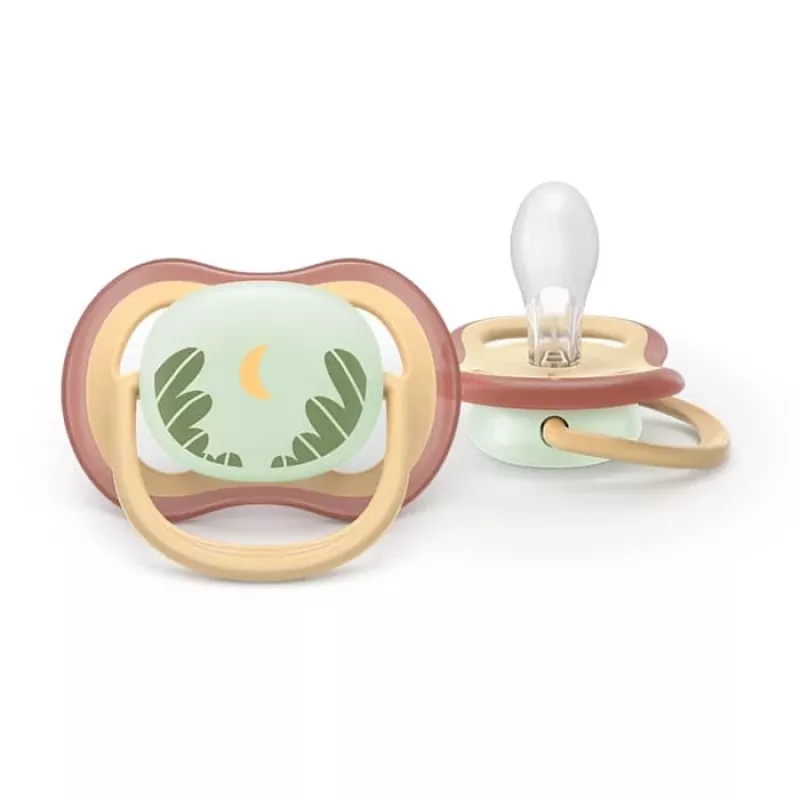 Philips Avent Ultra Air chupete día y noche, 0-6 meses, pack de 2