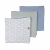 Lodger Swadler Solid Matcha muselina de algodón, menta, 70x70 cm, pack de 3