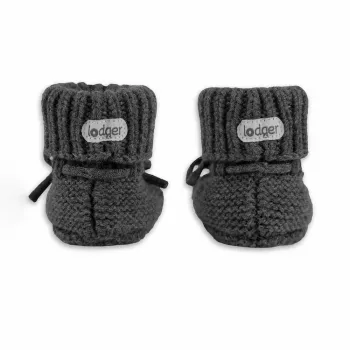 Lodger Slipper Merino Wool zapatillas de casa para bebé, Pigeon, 0-6 meses