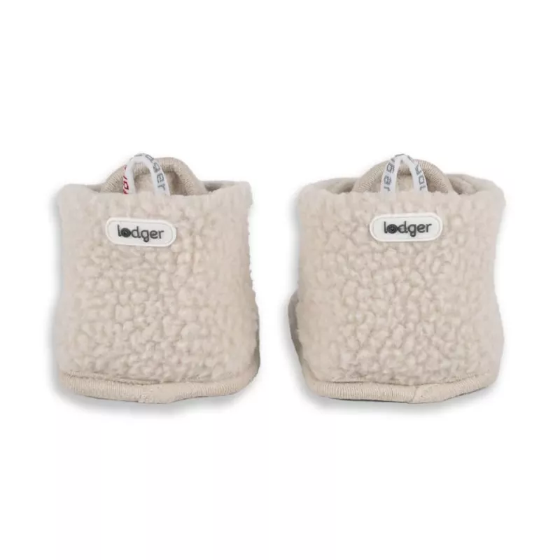 Zapatillas de casa para bebé Lodger Slipper Teddy, Birch, 3-6 meses