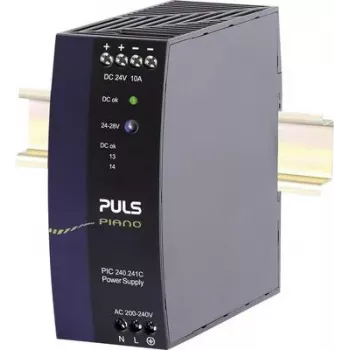 PULS Piano fuente de alimentación para carril DIN 24V DC 10A 240W (PIC240.241C)