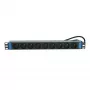 DSIT PDU de 19 pulgadas 9 tomas con clavija de tierra (DS-9PDU-PE)