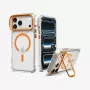 Spigen funda Ultra Hybrid Optik S MagSafe para iPhone 17 Pro Max / 18 Pro Max - transparente/naranja