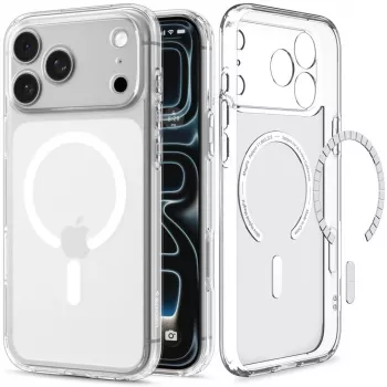 SPIGEN Funda Ultra Hybrid MagSafe para iPhone 17 Pro Max / 18 Pro Max - Frost White