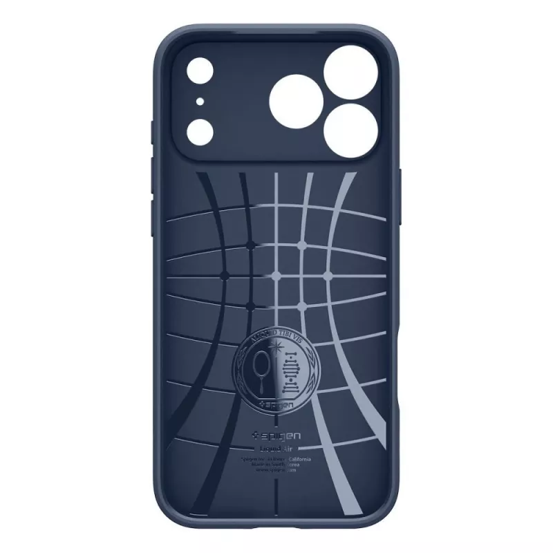 Spigen funda Liquid Air para iPhone 18 Pro / 17 Pro – Navy Blue