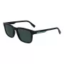 Lacoste Gafas de sol hombre L997S-1 rectangulares, negro/gris, 54 mm