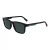 Lacoste Gafas de sol hombre L997S-1 rectangulares, negro/gris, 54 mm