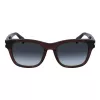 Paul Smith Gafas de sol unisex P23601SHOWIT montura negra rectangular cristales gris oscuro 55-19-145