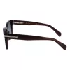 Paul Smith Gafas de sol unisex P23601SHOWIT montura negra rectangular cristales gris oscuro 55-19-145