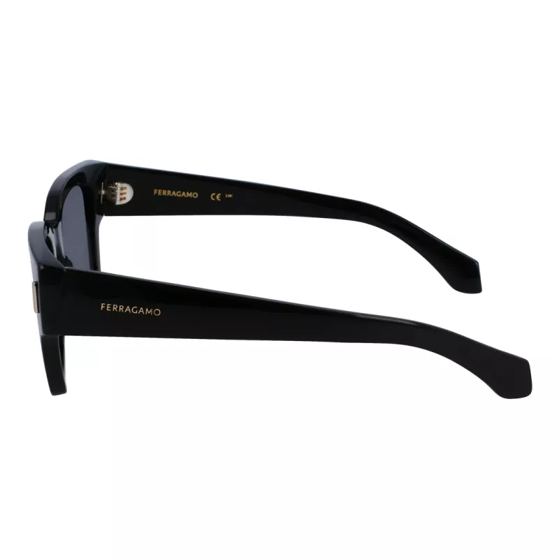 Ferragamo Gafas de sol hombre SF2010S-1 Negro/Gris 52mm