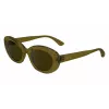 Longchamp LO756S Gafas de sol mujer rectangulares, montura Havana, cristal degradado marrón, 50/21/140 mm LO756S5021200