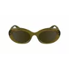 Longchamp LO756S Gafas de sol mujer rectangulares, montura Havana, cristal degradado marrón, 50/21/140 mm LO756S5021200