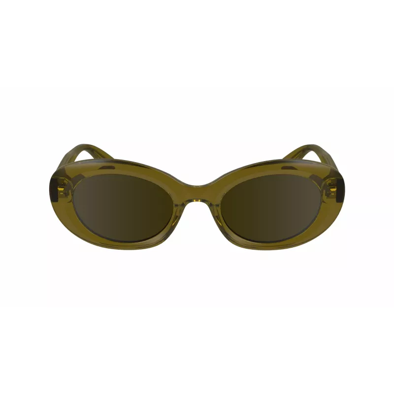 Longchamp LO756S Gafas de sol mujer rectangulares, montura Havana, cristal degradado marrón, 50/21/140 mm LO756S5021200