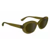 Longchamp LO756S Gafas de sol mujer rectangulares, montura Havana, cristal degradado marrón, 50/21/140 mm LO756S5021200
