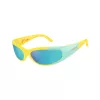Arnette AN4302-30201U Gafas de sol unisex rectangulares, montura negra mate, cristales gris oscuro, 62-16-125 mm