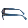 Paul Smith unisex PS3601SHOWIT gafas de sol rectangulares, negro/gris, 55-19-145