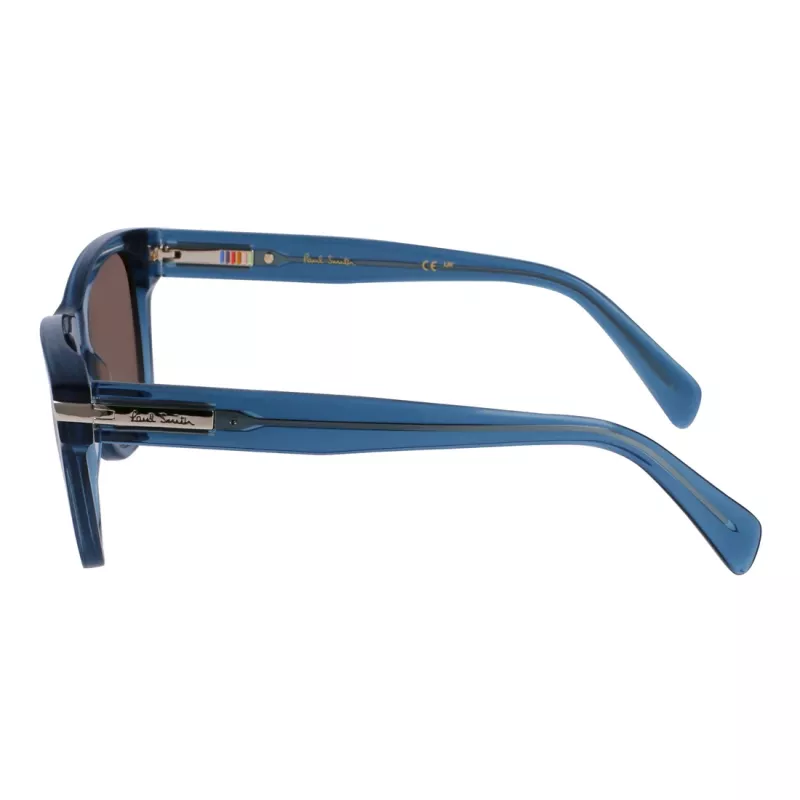 Paul Smith unisex PS3601SHOWIT gafas de sol rectangulares, negro/gris, 55-19-145