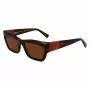 Longchamp LO763S-211 gafas de sol mujer, montura Havana, lente marrón degradada, 53mm