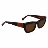 Longchamp LO763S-211 gafas de sol mujer, montura Havana, lente marrón degradada, 53mm