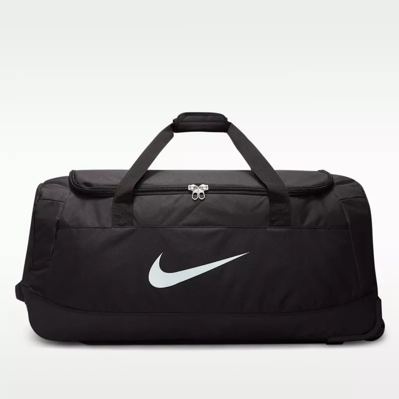 Nike Club Team Swoosh bolsa con ruedas negro/blanco BA5199 010