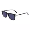 Lacoste gafas de sol hombre L6035S-410 rectangulares, montura azul, lentes grises, 53mm