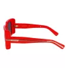 Ferragamo SF2032S-600 gafas de sol mujer estilo cat-eye, montura roja, lentes grises degradadas, 55/19/140 mm