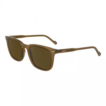ZEISS gafas de sol hombre ZS24545S-200 rectangulares, montura negra, lentes de policarbonato grises, 53-19-145 mm, protección 100% UV400