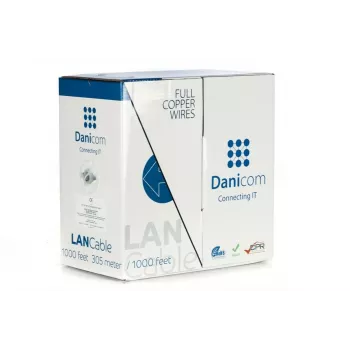 DSIT DANICOM CAT5E UTP 305m PVC (Fca) Cable a granel DC-UTP5E-305-FCA