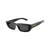 Arnette AN4357-121487 Gafas de sol de hombre, rectangulares, montura negra mate, lentes grises, 53/17/145 mm