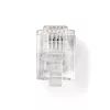 DSIT Conector macho de teléfono RJ11 - 4 polos - 10 unidades (DC-RJ11-10PCE)