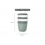 MEPAL Recipiente isotérmico para alimentos Thermo Lunchpot Ellipse Nordic Sage 700 ml 107658094700