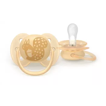 Philips Avent Ultra Soft DECO Chupete 6-18 meses, pack de 2