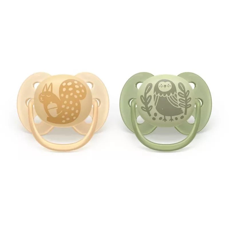 Philips Avent Ultra Soft DECO Chupete 6-18 meses, pack de 2