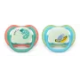 Philips Avent Ultra Air Night chupete 6-18 meses, pack de 2, niño, luminoso en la oscuridad