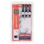 ARISTO mg1 pro Basic estuche de rotuladores técnicos, 3 rotuladores 0,35 / 0,50 / 0,70 mm, 4 piezas (AR64300)
