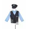 Souza! disfraz de policía con sombrero y accesorios, edad 4-7