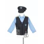 Souza! disfraz de policía con sombrero y accesorios, edad 4-7