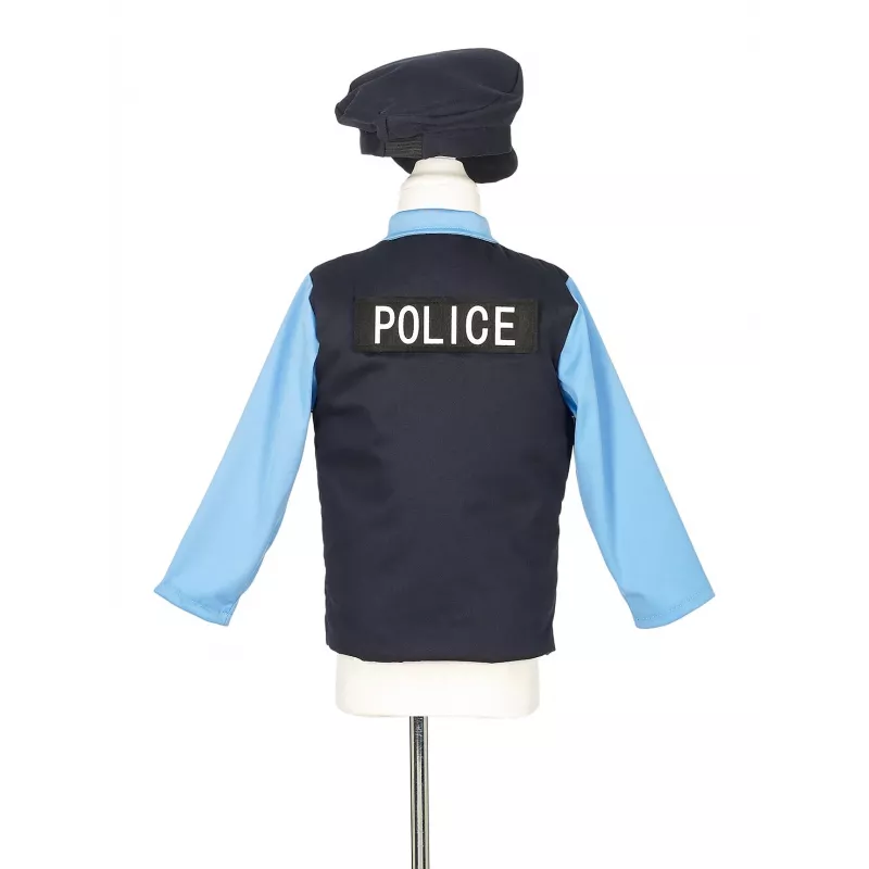Souza! disfraz de policía con sombrero y accesorios, edad 4-7