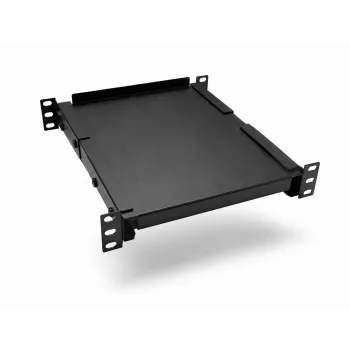 DSIT DS10-FO33 Fondo fijo universal de 10 pulgadas para armarios de 310mm de profundidad, 1U, Negro