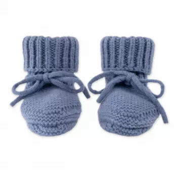 Lodger Slipper Merino Wool zapatillas de casa para bebé, Storm, 0-6 meses