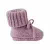 Lodger zapatilla de casa Merino Wool botines para bebé, Mauve, 0-6 meses