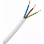 HEINRICH KOPP H05VV5-F 3G 1mm² cable flexible de PVC blanco resistente al aceite 10m 151710849