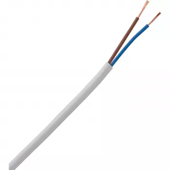 HEINRICH KOPP H03VV-F 2 x 0,75 mm² cable flexible de PVC blanco 10 m 151510843