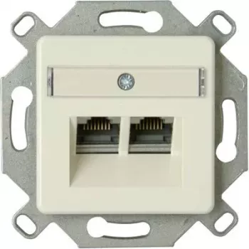 HEINRICH KOPP mecanismo de toma de red RJ45 Cat.6a apantallado, aluminio, 1 puerto, LSA 920100004