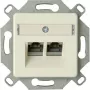 HEINRICH KOPP mecanismo de toma de red RJ45 Cat.6a apantallado, aluminio, 1 puerto, LSA 920100004