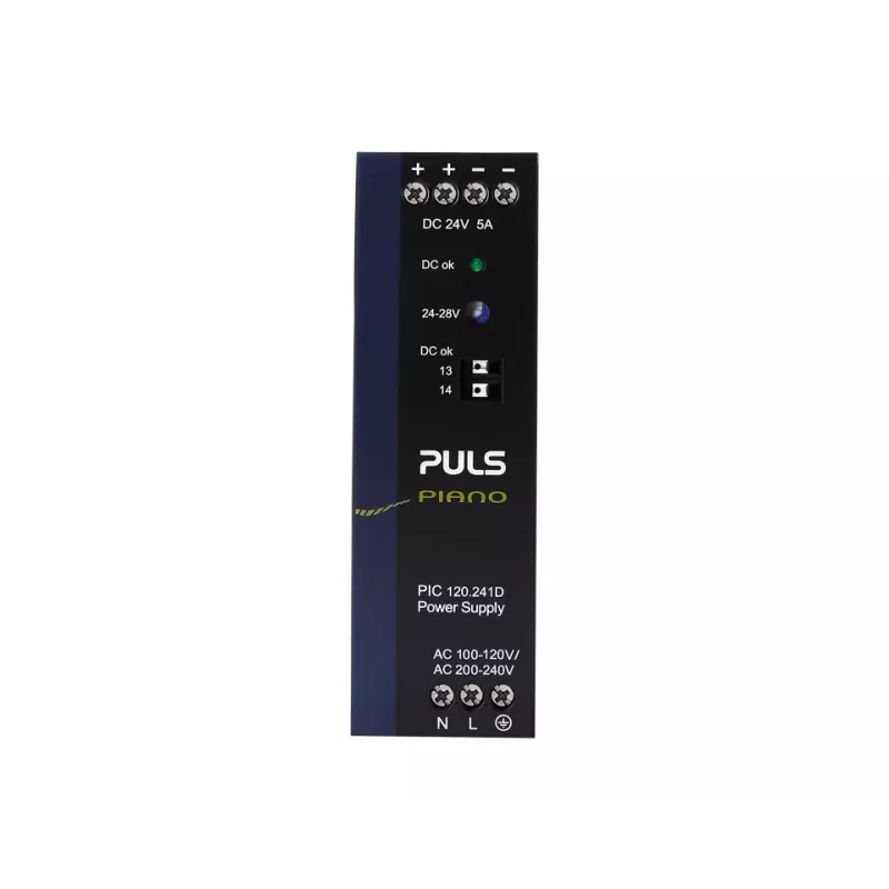 Fuente de alimentación para carril DIN PULS Piano 24V DC 5A 120W (PIC120.241D)