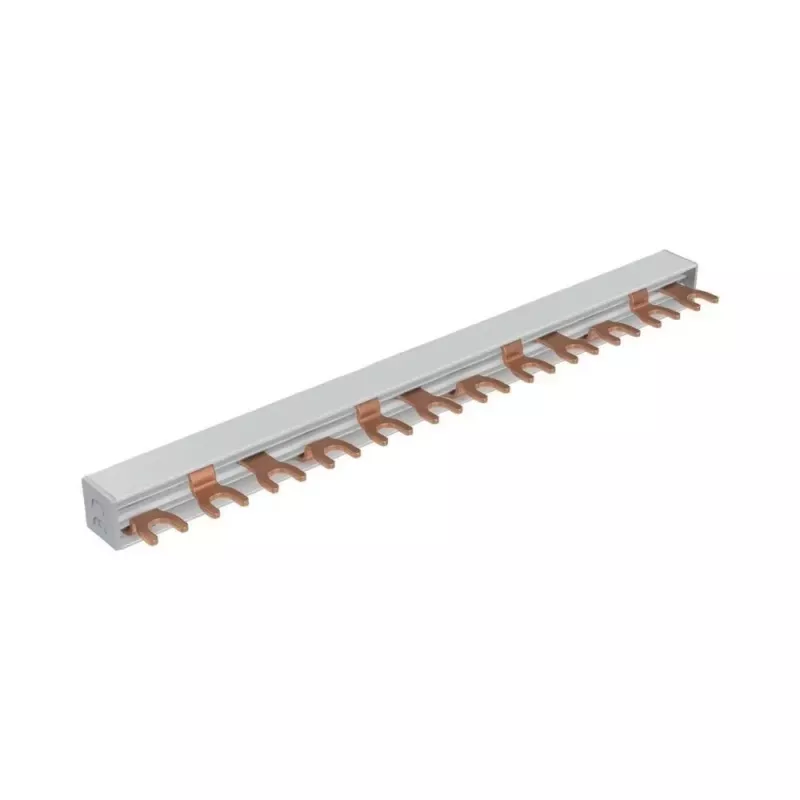 Eaton Barra colectora de horquilla trifásica EVGK-3PHAS/12MODUL, 63A, 12 módulos, 10mm², para xPole MCBs/RCDs (EP-501069)