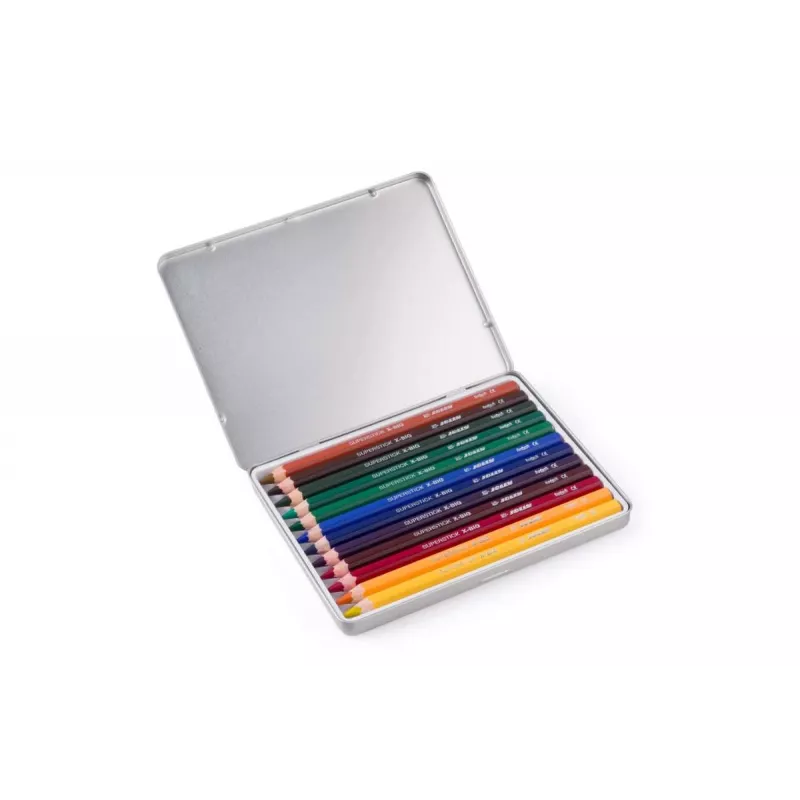 JOLLY X-BIG Adventure Colours Lápices de colores, colores surtidos, pack de 12 (3099-0151)