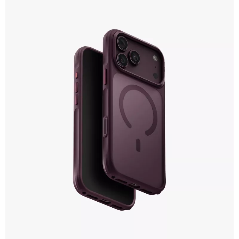 UNIQ Veren Magclick Funda de carga para iPhone 18 Pro Max / 17 Pro Max – Chalk Frost